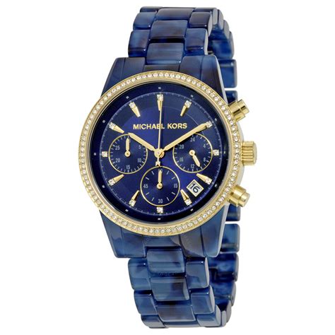 michael kors 110808 blue watch|mike eps watches with bling.